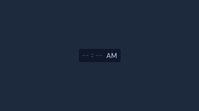 InputTime preview